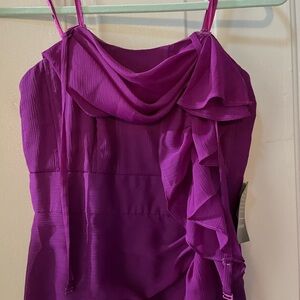 Jill Stuart Vibrant Purple Maxi evening Dress